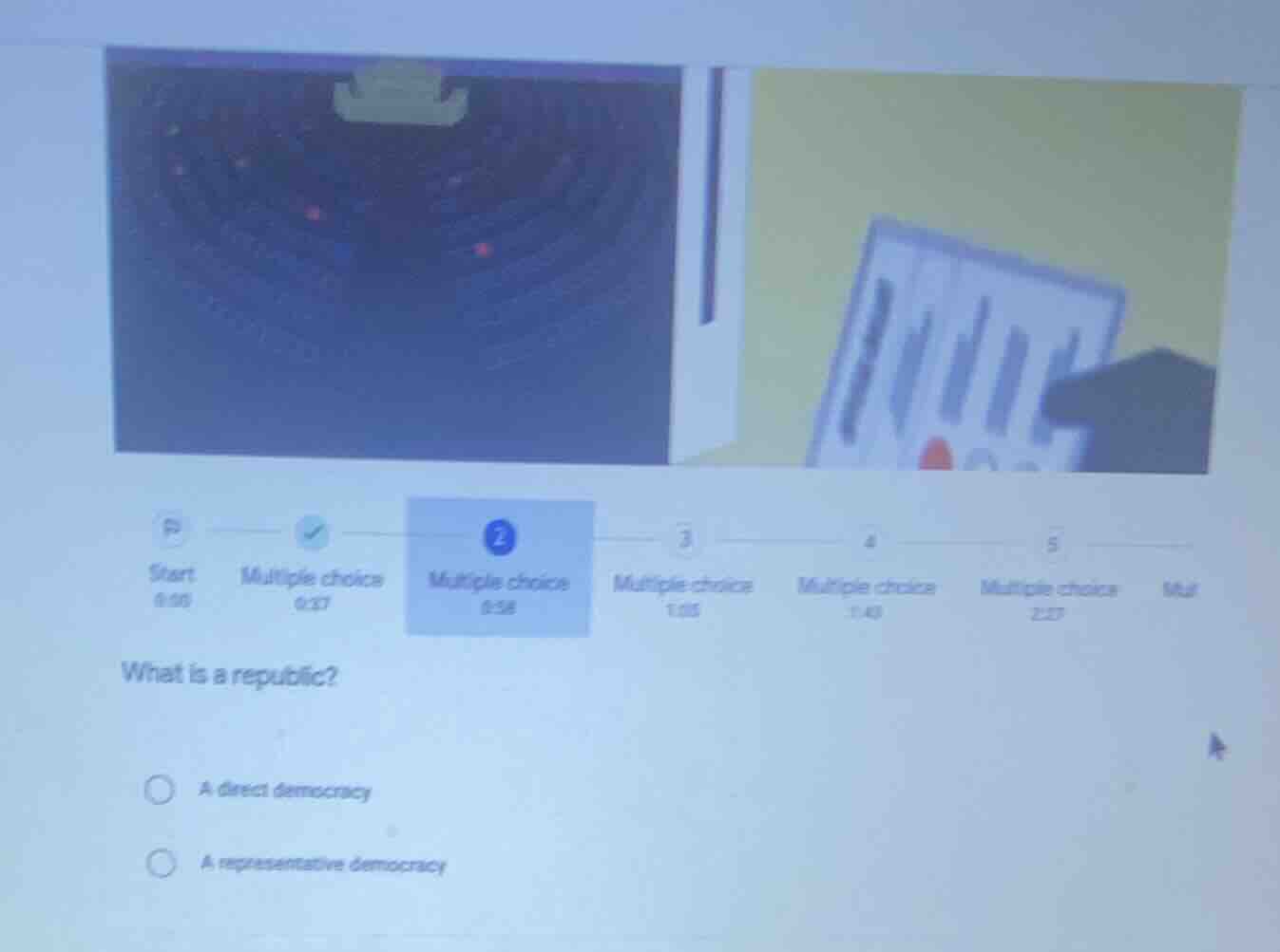 what is a republic? a direct democracy a representative democracy