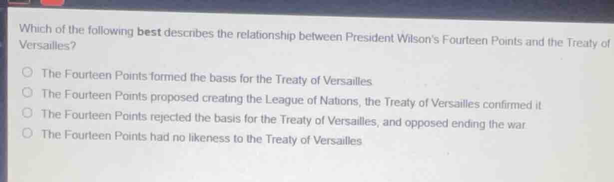 which of the following best describes the relationship between presiden…