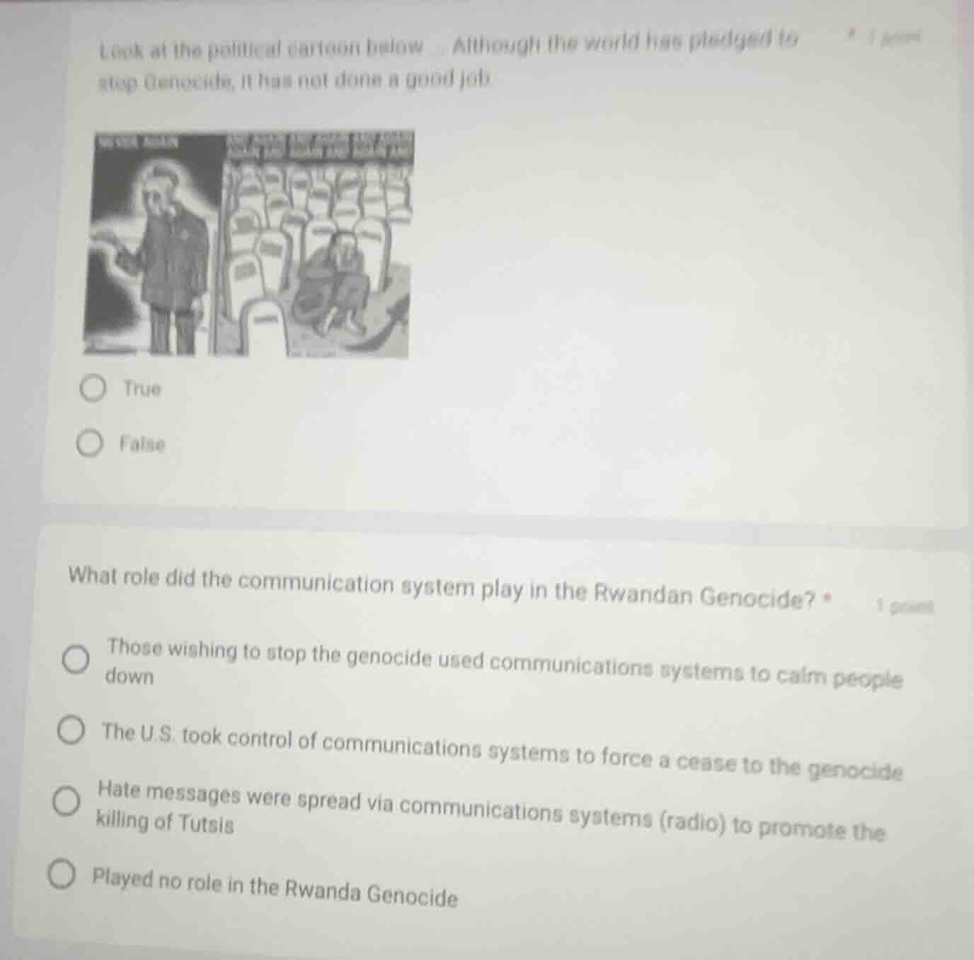 look at the political cartoon below. although the world has pledged to …