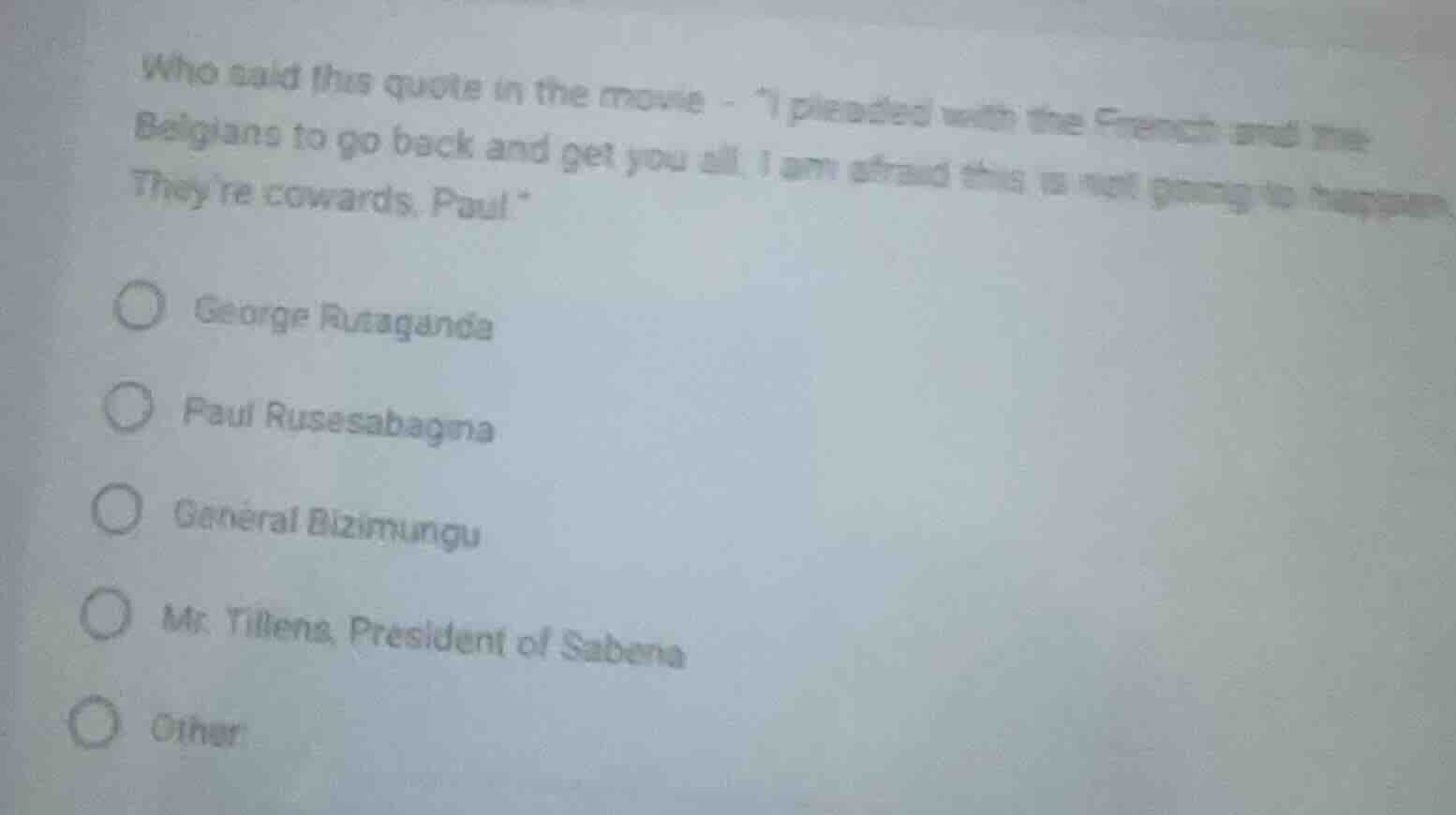 who said this quote in the movie - \i pleaded with the french and the b…