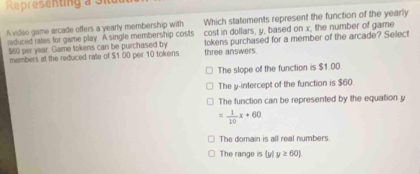 a video game arcade offers a yearly membership with reduced rates for g…