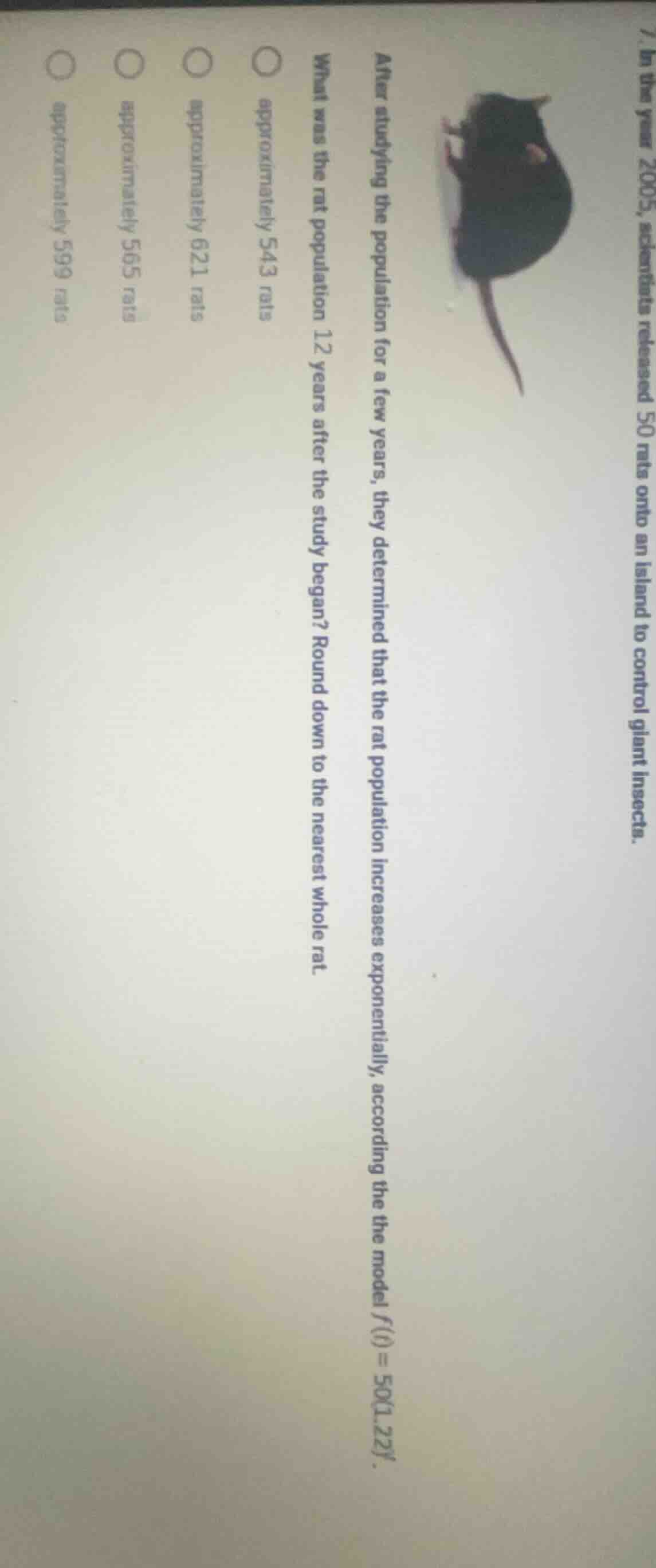 after studying the population for a few years, they determined that the…