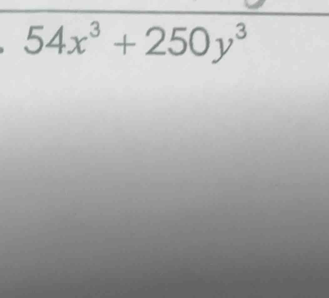 54x³ + 250y³