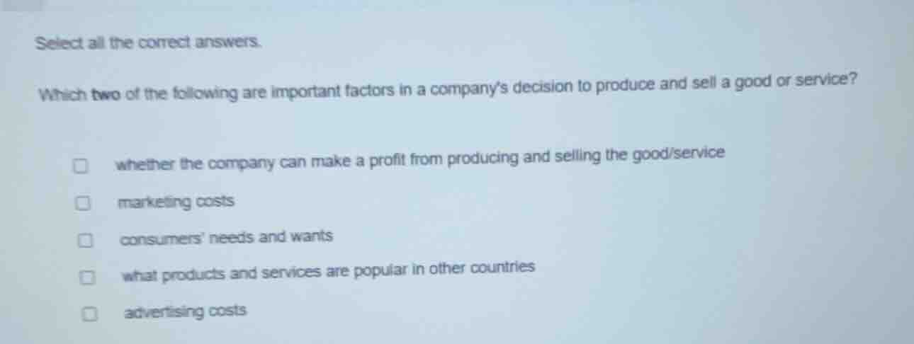 select all the correct answers. which two of the following are importan…