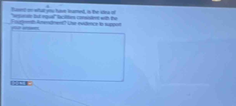 based on what you have learned, is the idea of separate but equal facil…