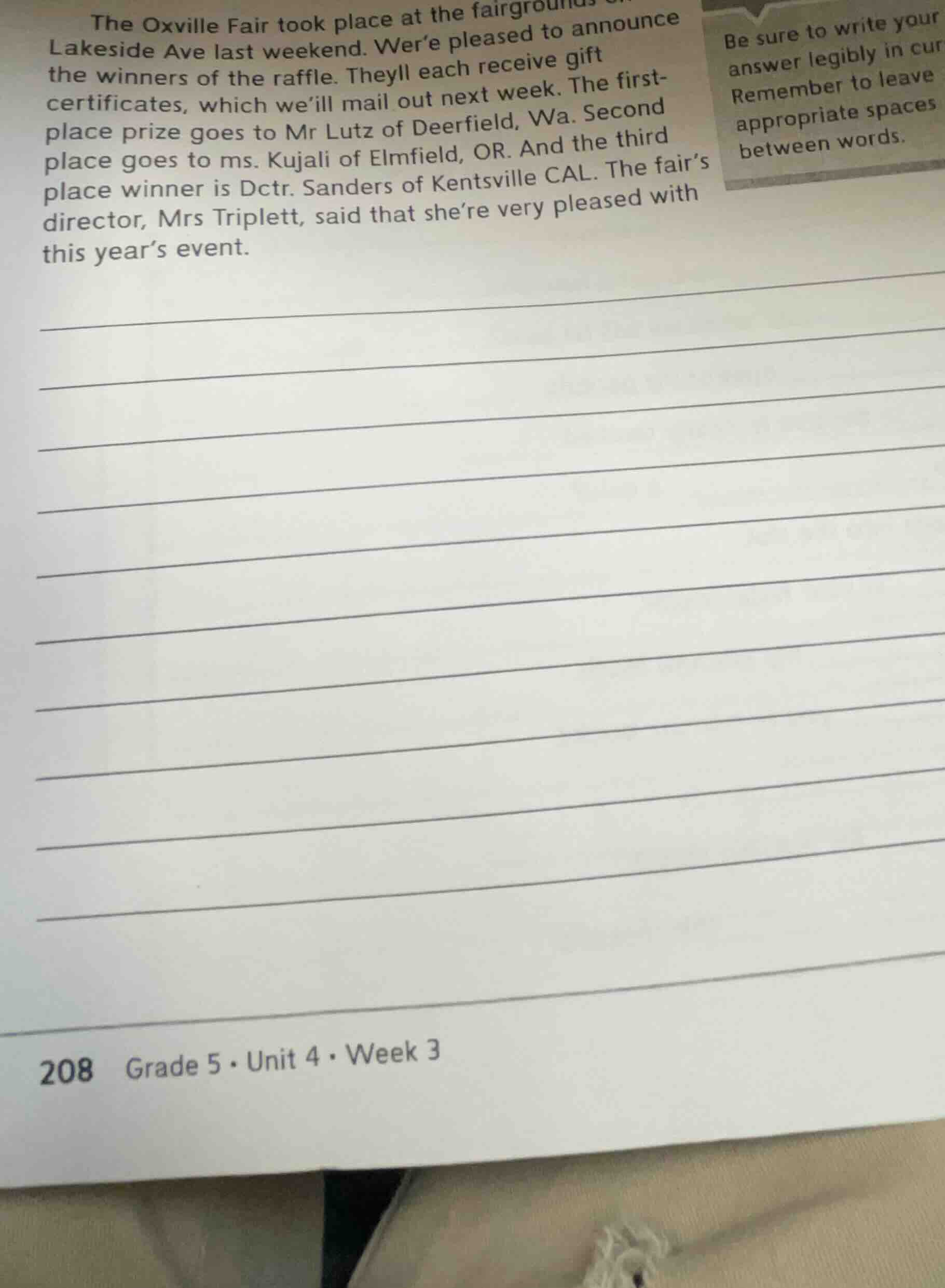 the oxville fair took place at the fairgroun lakeside ave last weekend.…