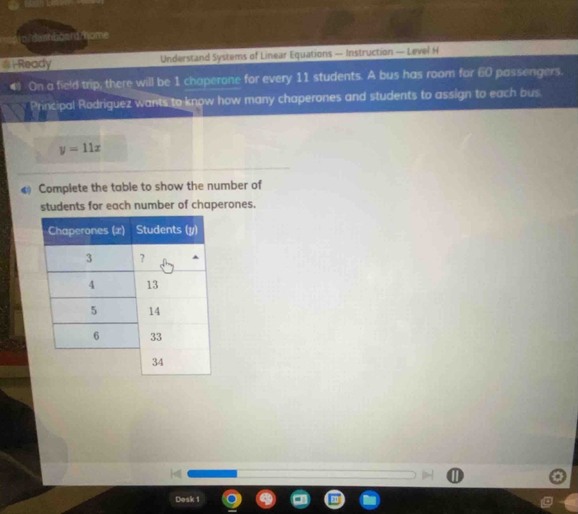 understand systems of linear equations — instruction — level h on a fie…