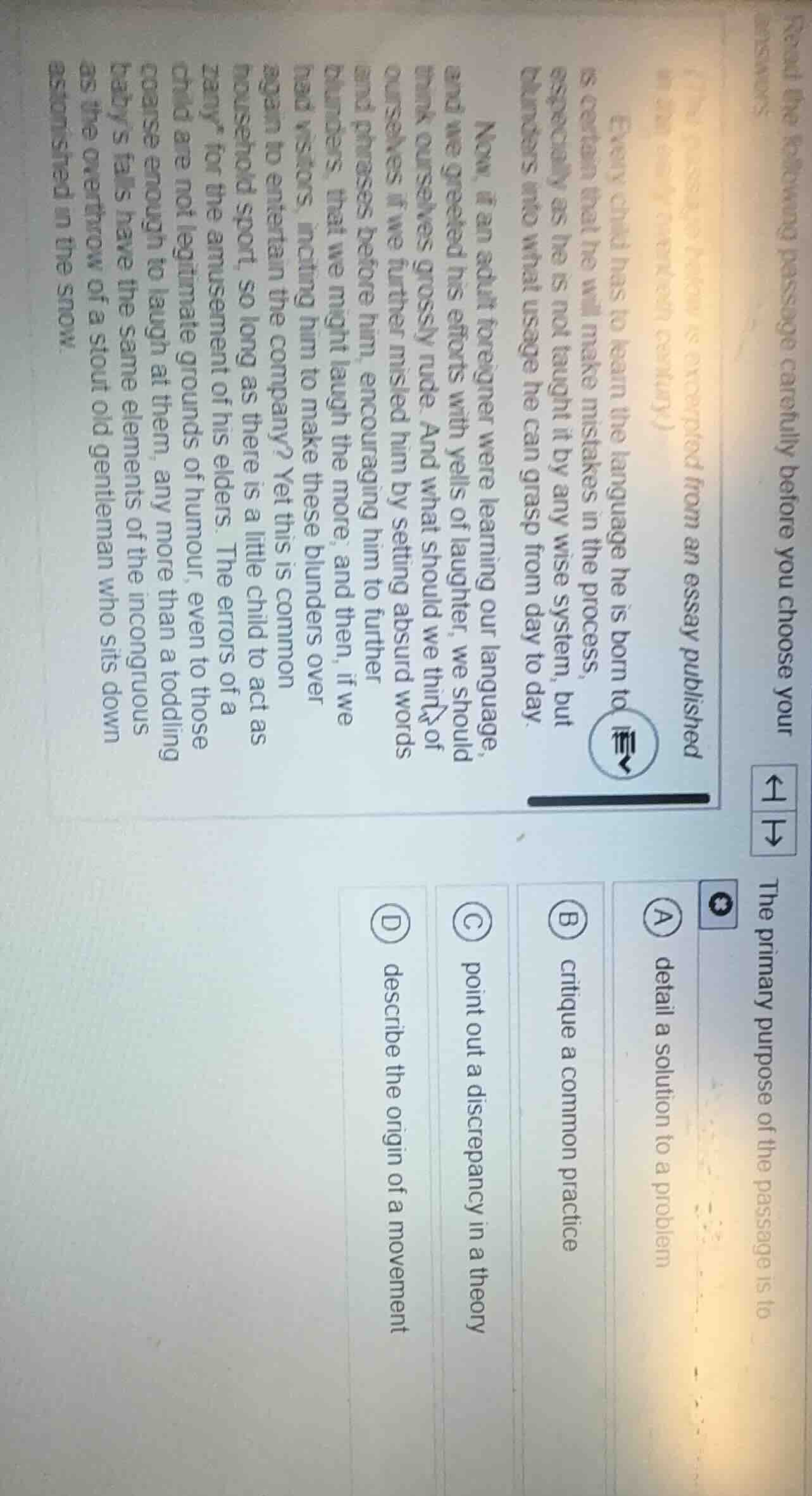 read the following passage carefully before you choose your answers. (t…