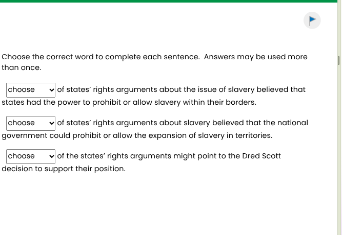choose the correct word to complete each sentence. answers may be used …