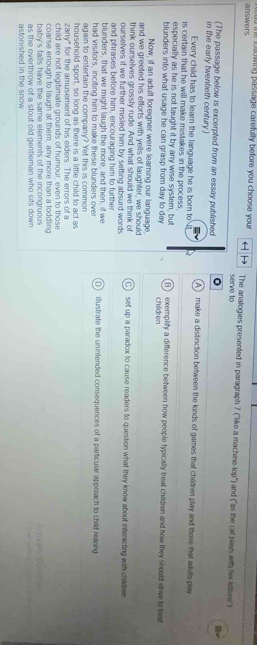 read the following passage carefully before you choose your answers. (t…