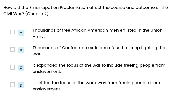 how did the emancipation proclamation affect the course and outcome of …