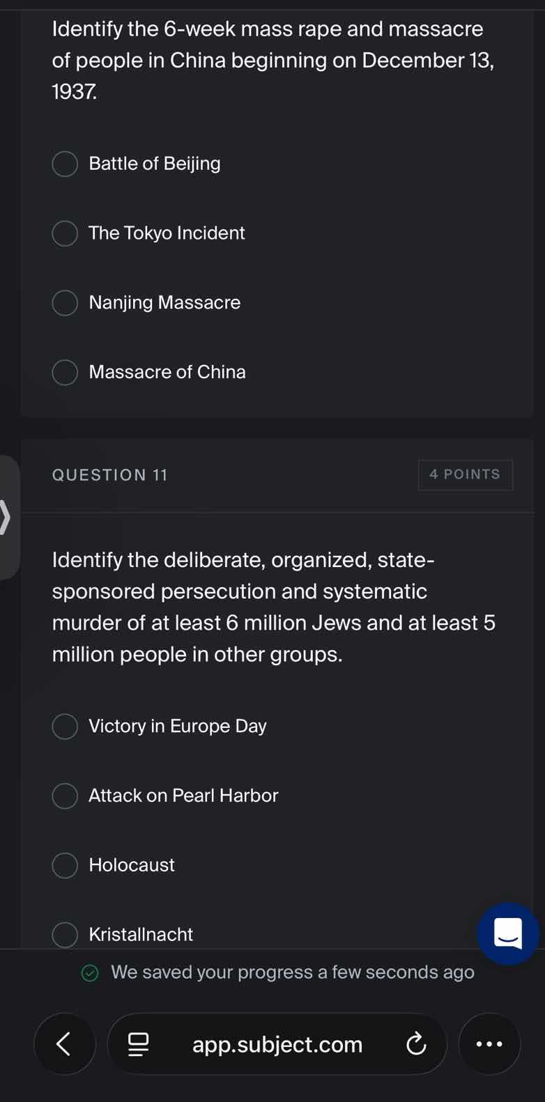 identify the 6 - week mass rape and massacre of people in china beginni…