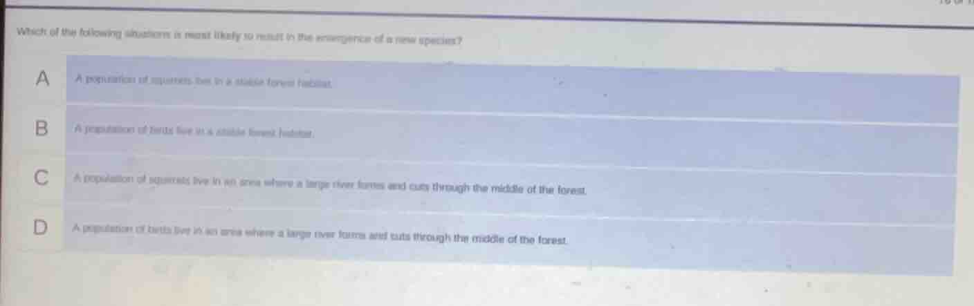 which of the following situations is most likely to result in the emerg…