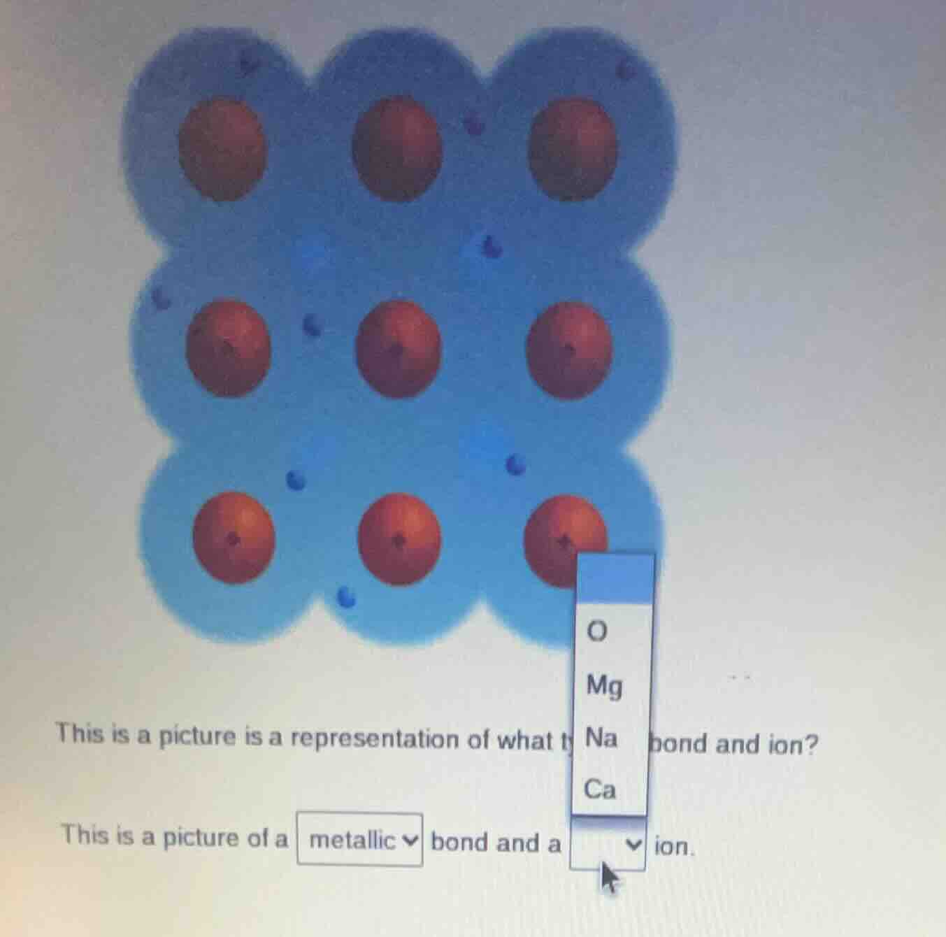 this is a picture is a representation of what ty bond and ion? this is …
