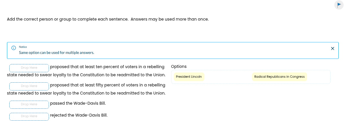 add the correct person or group to complete each sentence. answers may …