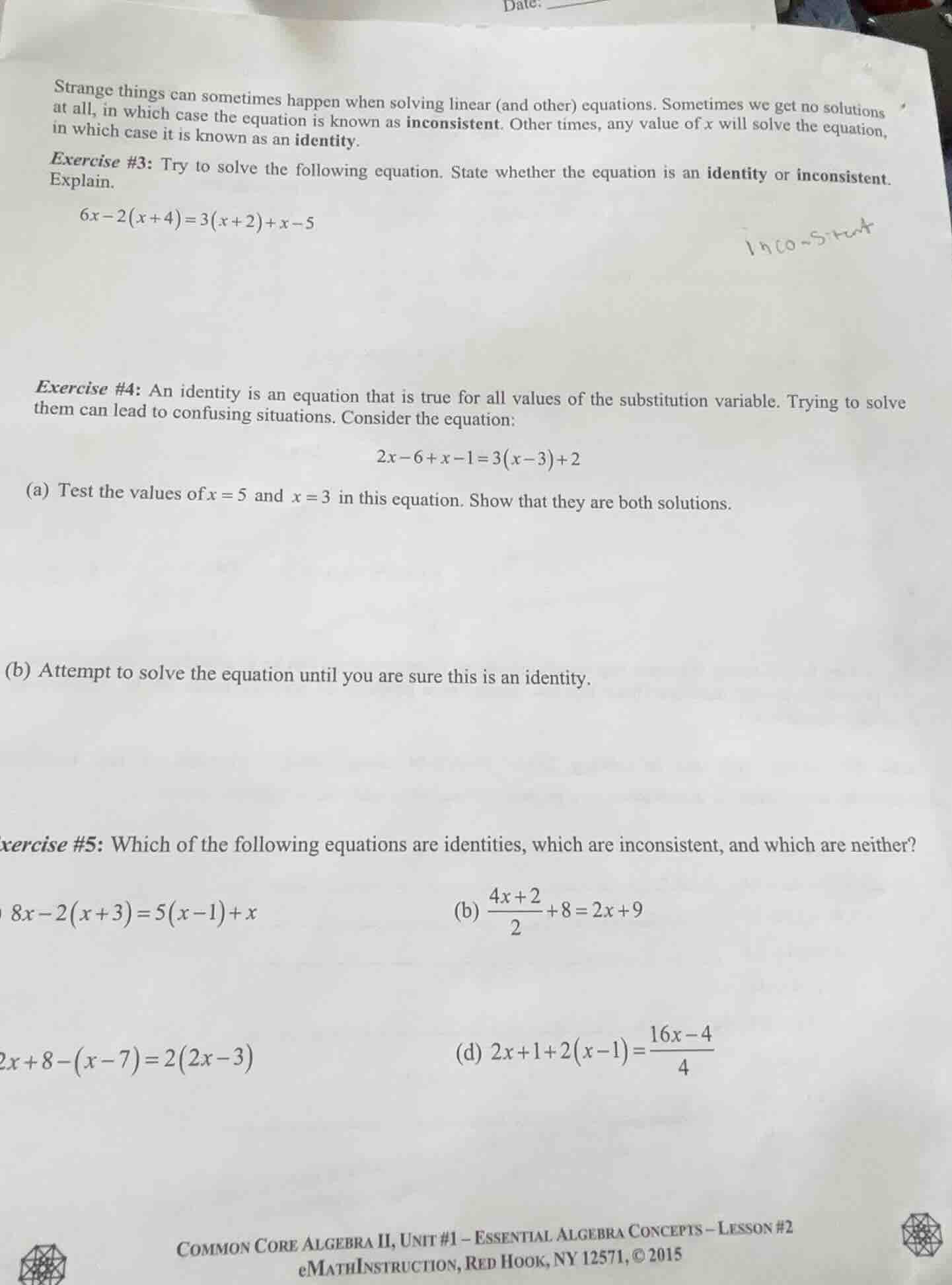 strange things can sometimes happen when solving linear (and other) equ…