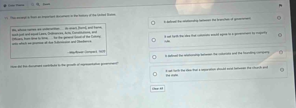 11. this excerpt is from an important document in the history of the un…