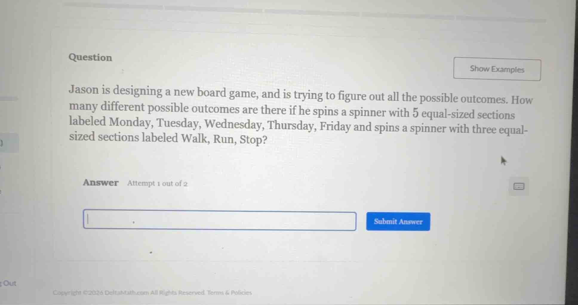 jason is designing a new board game, and is trying to figure out all th…