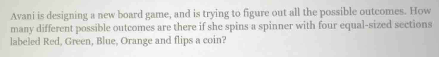 avani is designing a new board game, and is trying to figure out all th…