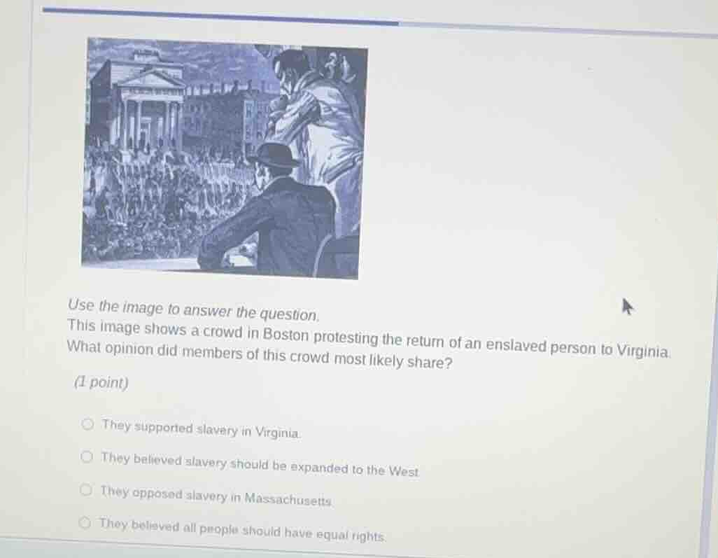 use the image to answer the question. this image shows a crowd in bosto…