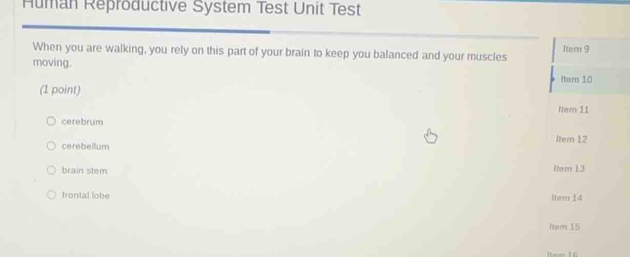 human reproductive system test unit test when you are walking, you rely…