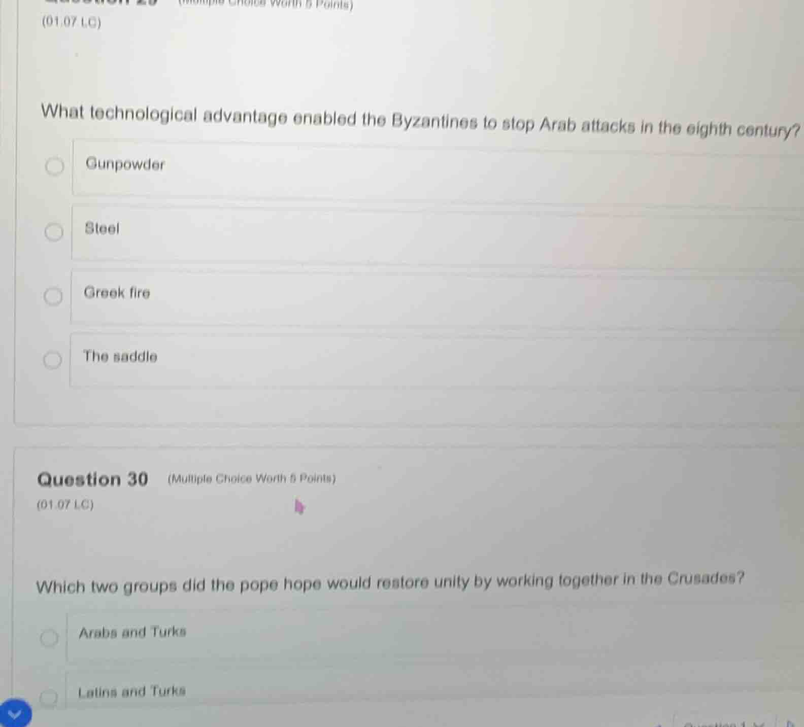 (01.07 lc) what technological advantage enabled the byzantines to stop …