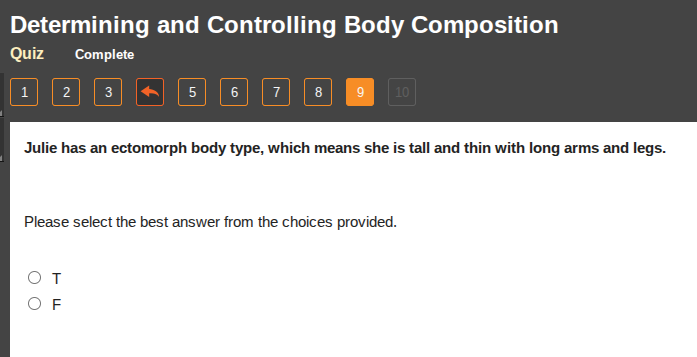 determining and controlling body composition quiz complete julie has an…