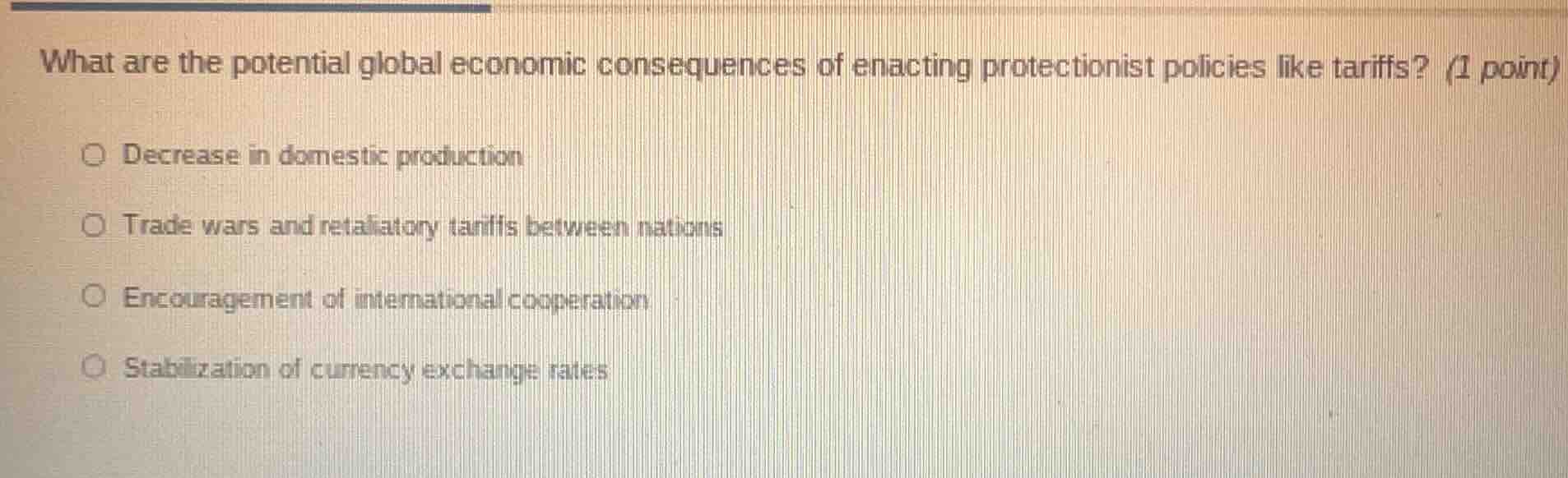 what are the potential global economic consequences of enacting protect…