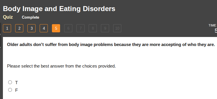 body image and eating disorders quiz complete older adults dont suffer …