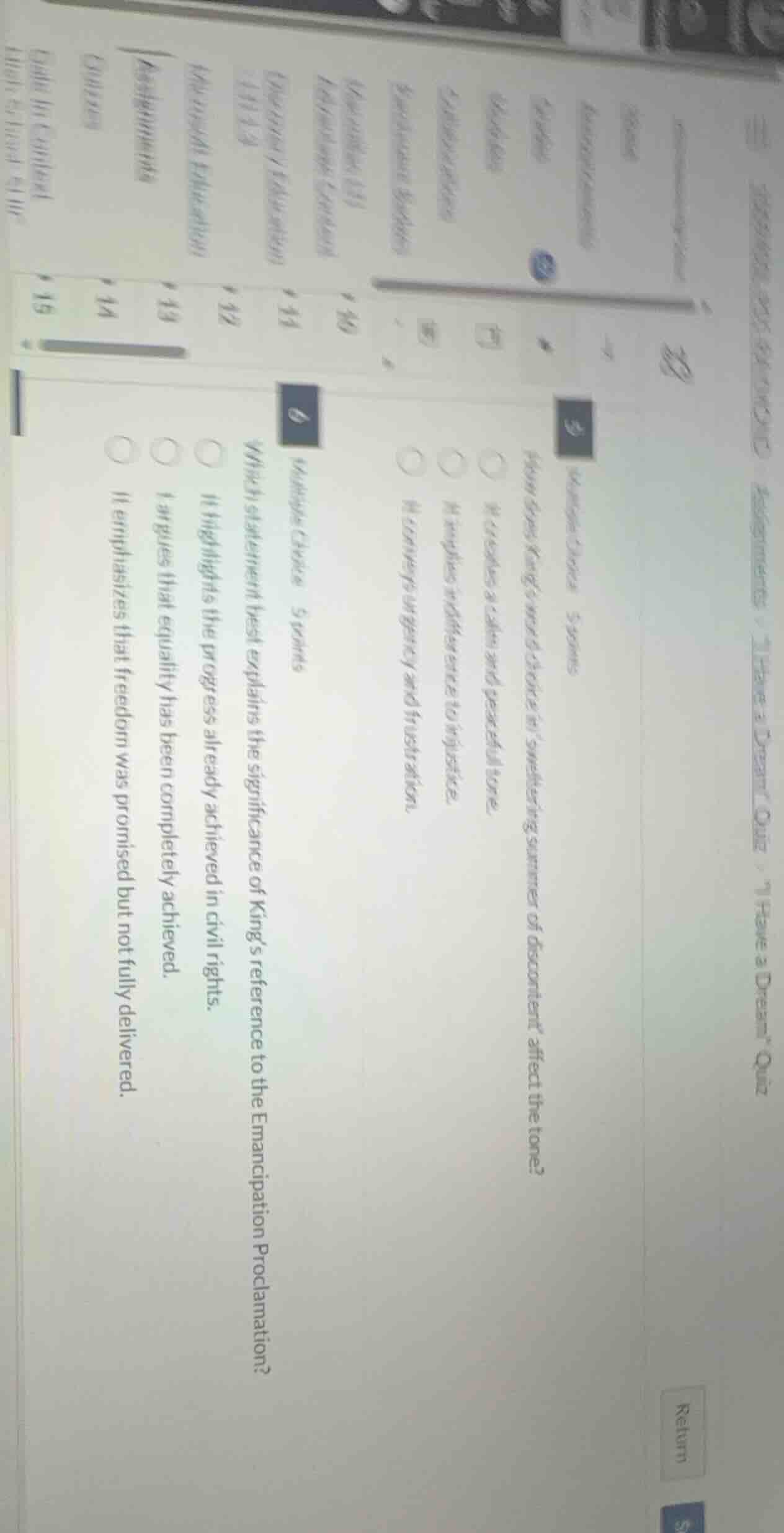 5 multiple choice 5 points how does kings word choice in sweeping summe…