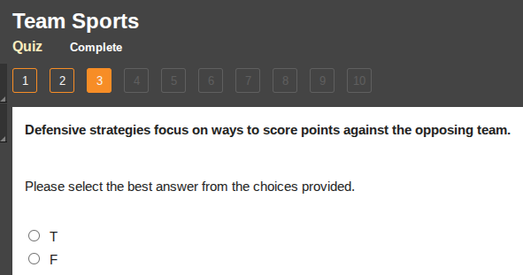 team sports quiz complete 1 2 3 4 5 6 7 8 9 10 defensive strategies foc…