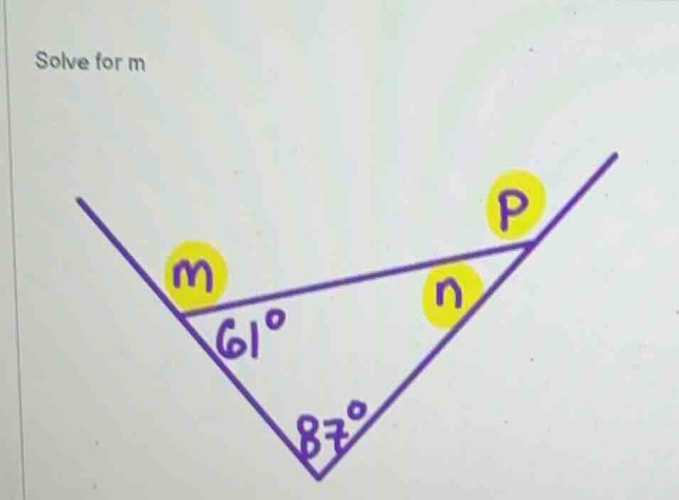 solve for m