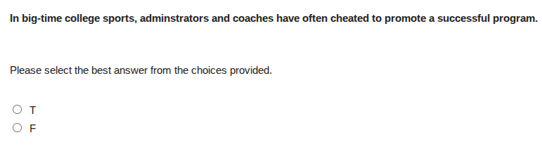 in big - time college sports, administrators and coaches have often che…