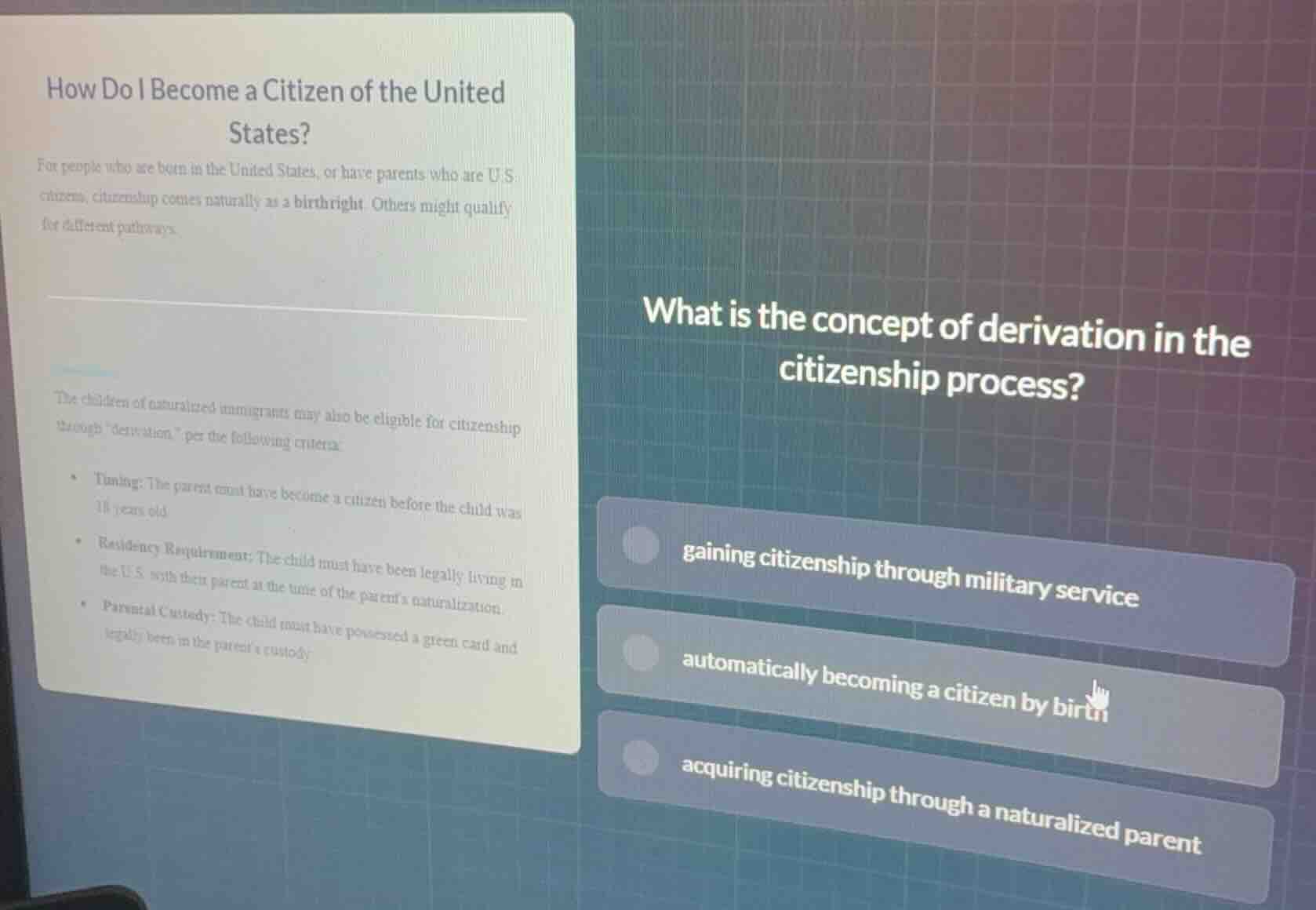 how do i become a citizen of the united states? for people who are born…