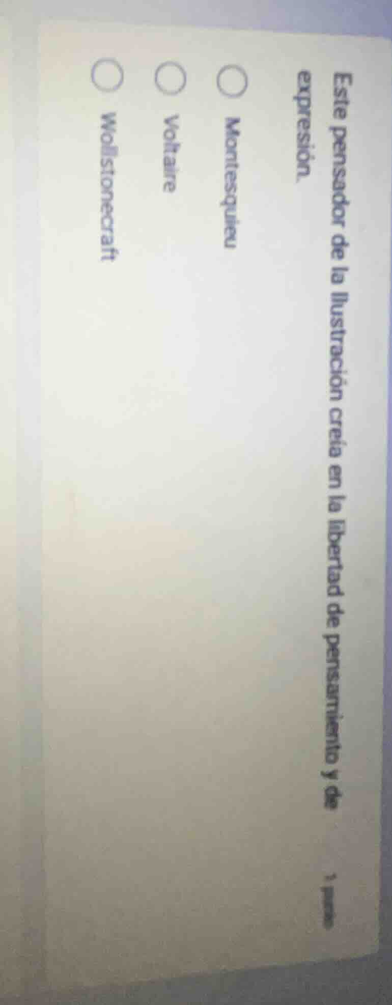 este pensador de la ilustración creía en la libertad de pensamiento y d…