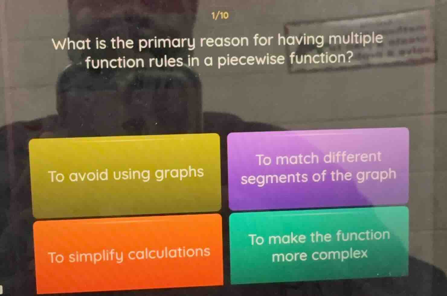 what is the primary reason for having multiple function rules in a piec…