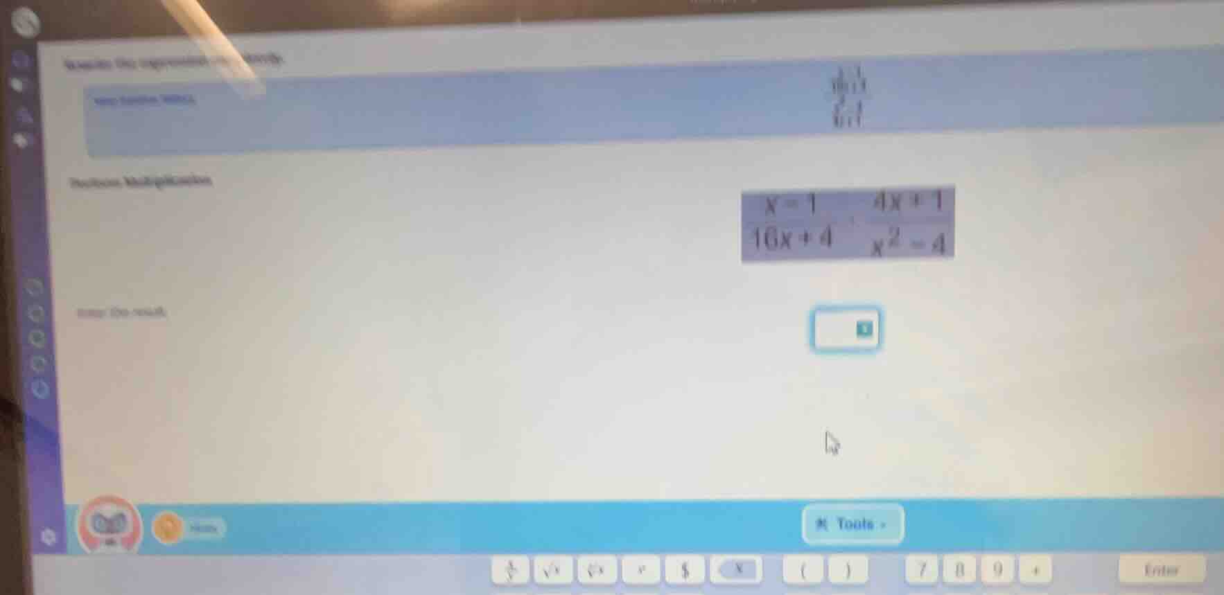 simplify the expression completely. multiply the rational expressions: …