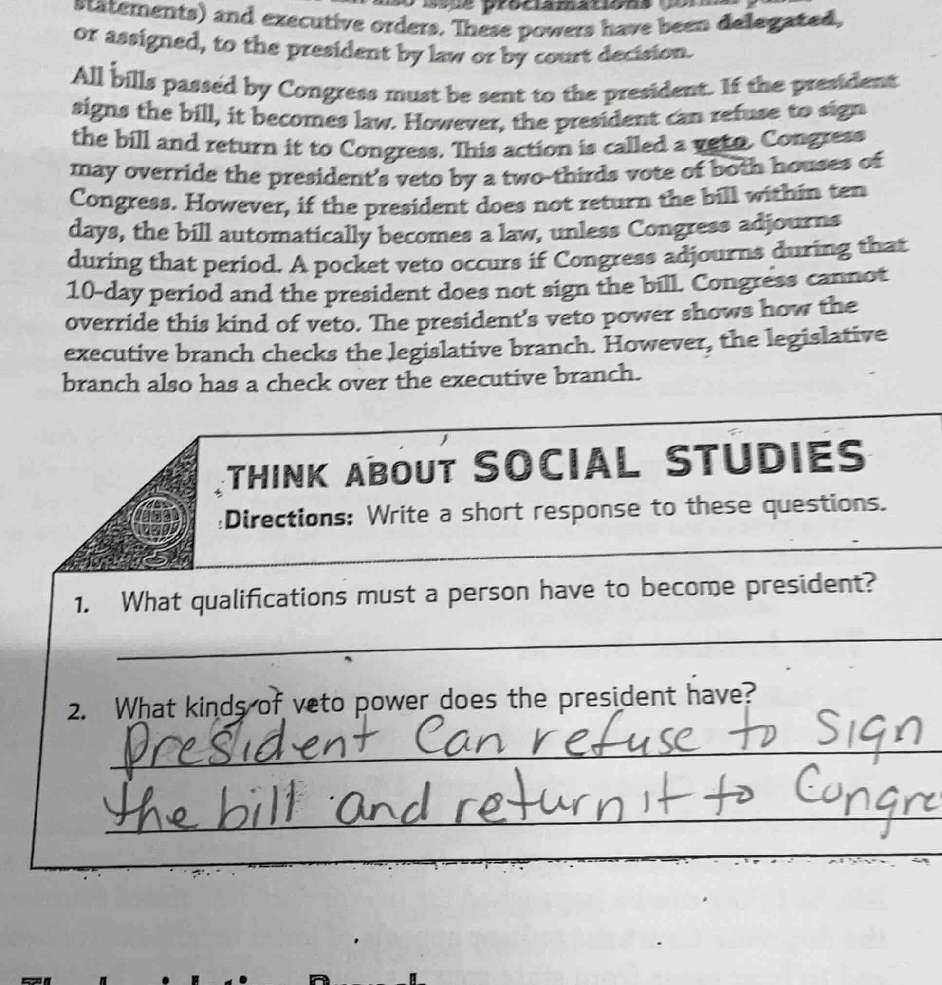 statements) and executive orders. these powers have been delegated, or …