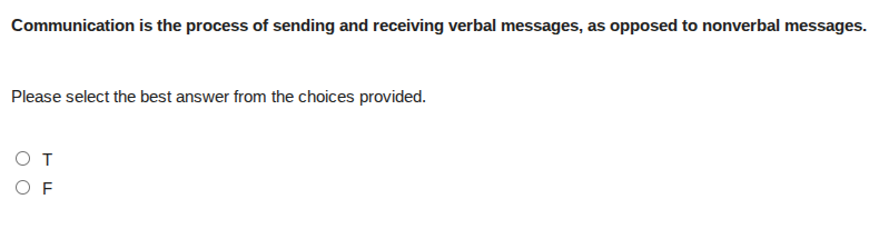 communication is the process of sending and receiving verbal messages, …