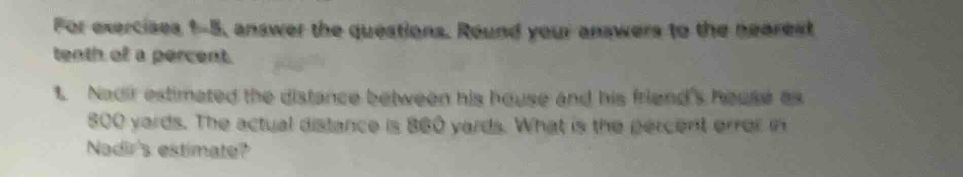 for exercises 1–5, answer the questions. round your answers to the near…