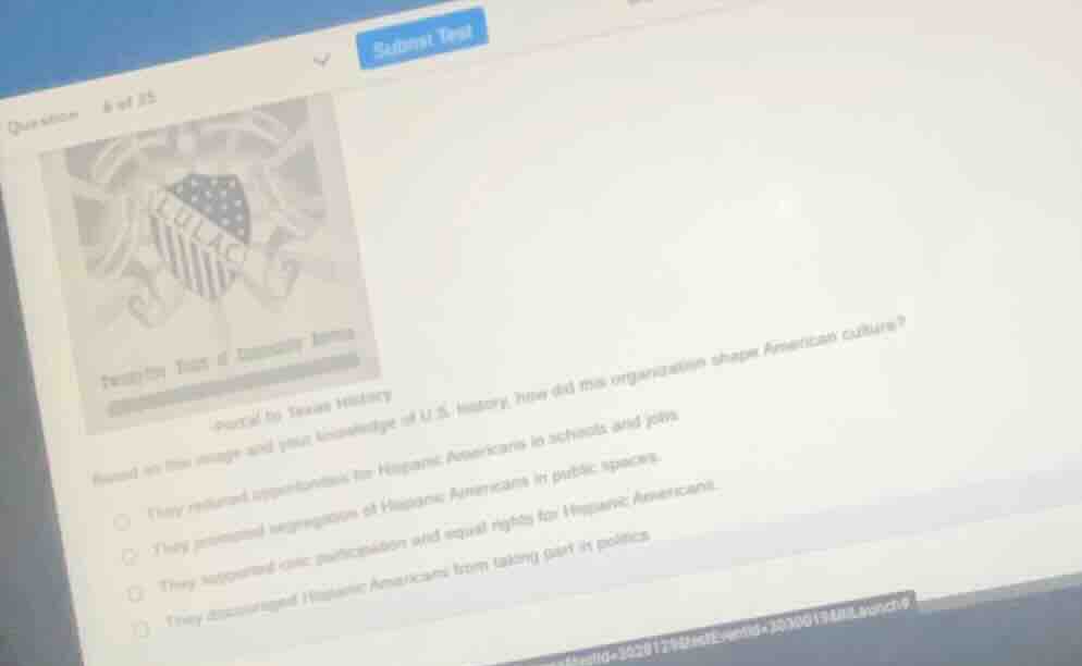 question 6 of 25 portal to texas history based on the image and your kn…