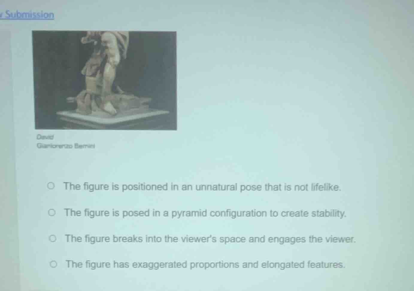 david gianlorenzo bernini the figure is positioned in an unnatural pose…