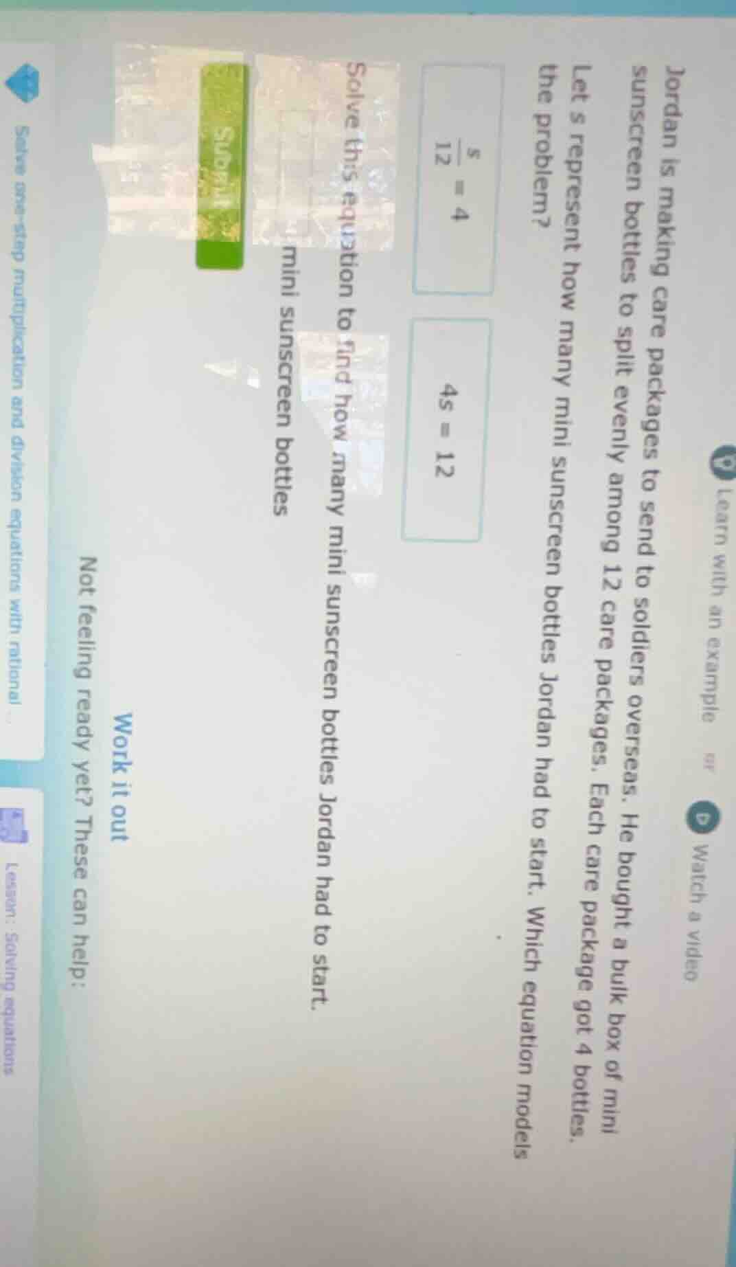 jordan is making care packages to send to soldiers overseas. he bought …