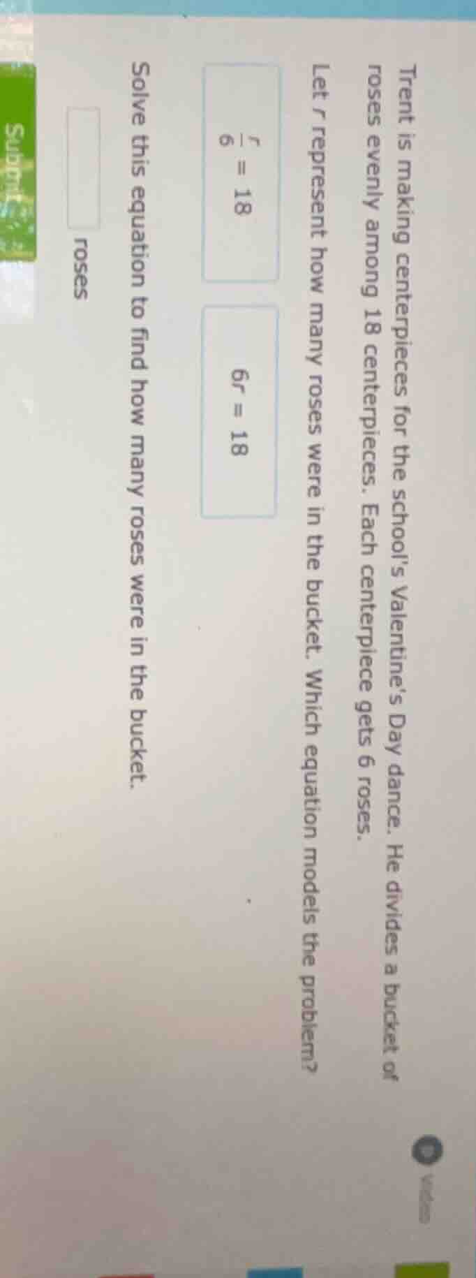 trent is making centerpieces for the school’s valentine’s day dance. he…