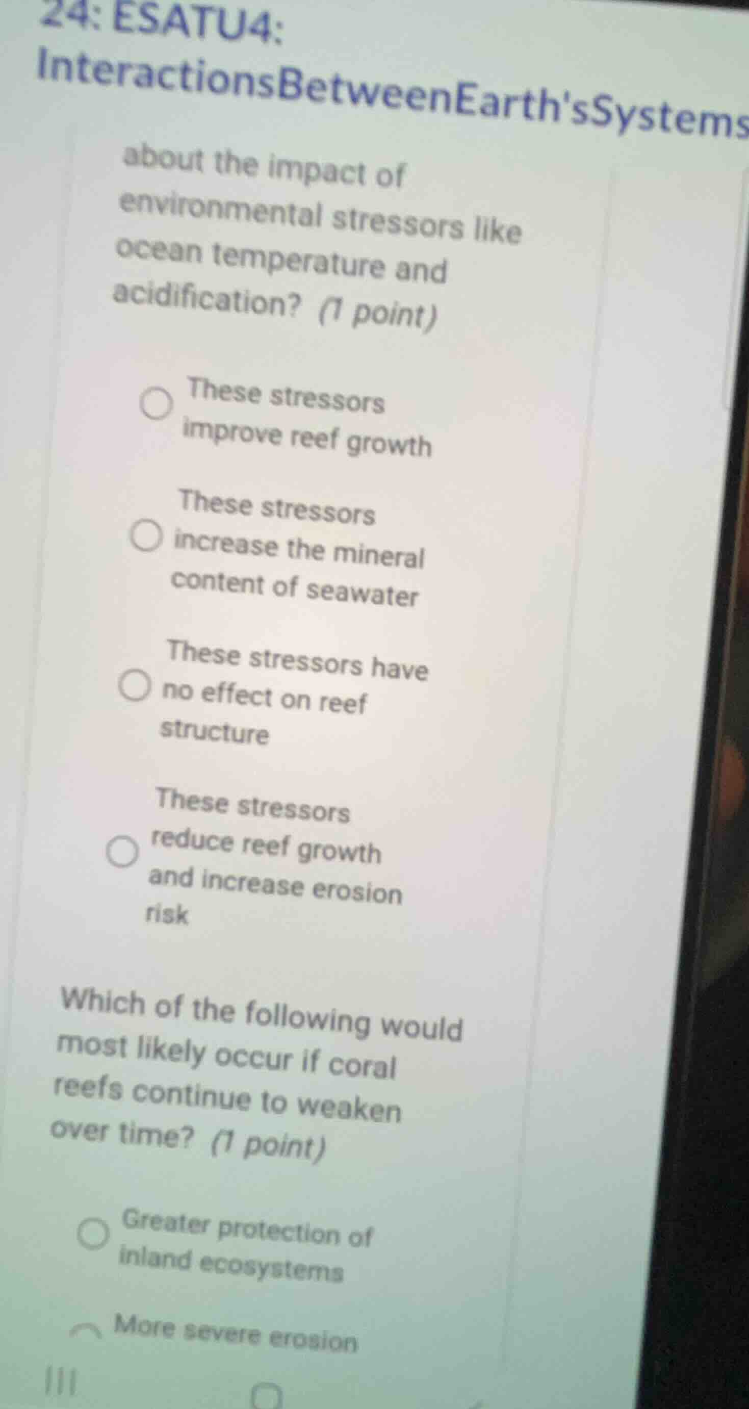 24: esatu4: interactionsbetweenearthssystems about the impact of enviro…