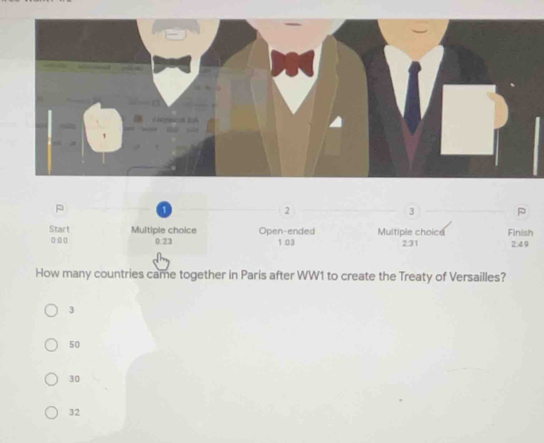 how many countries came together in paris after ww1 to create the treat…