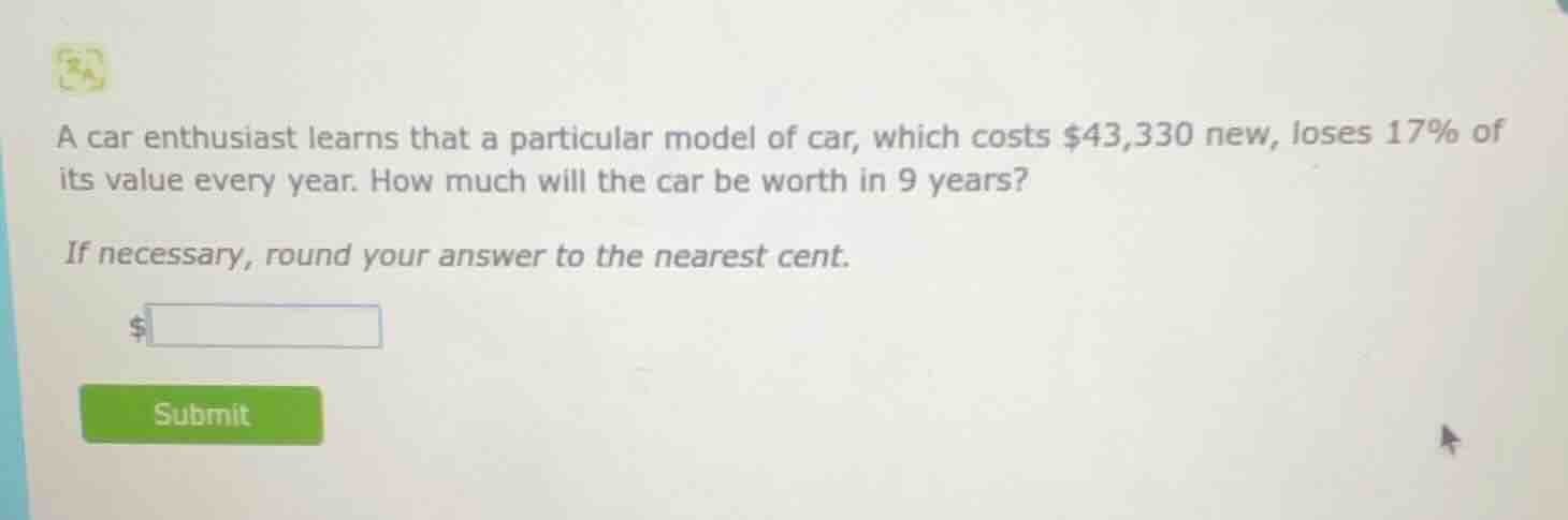 a car enthusiast learns that a particular model of car, which costs $43…