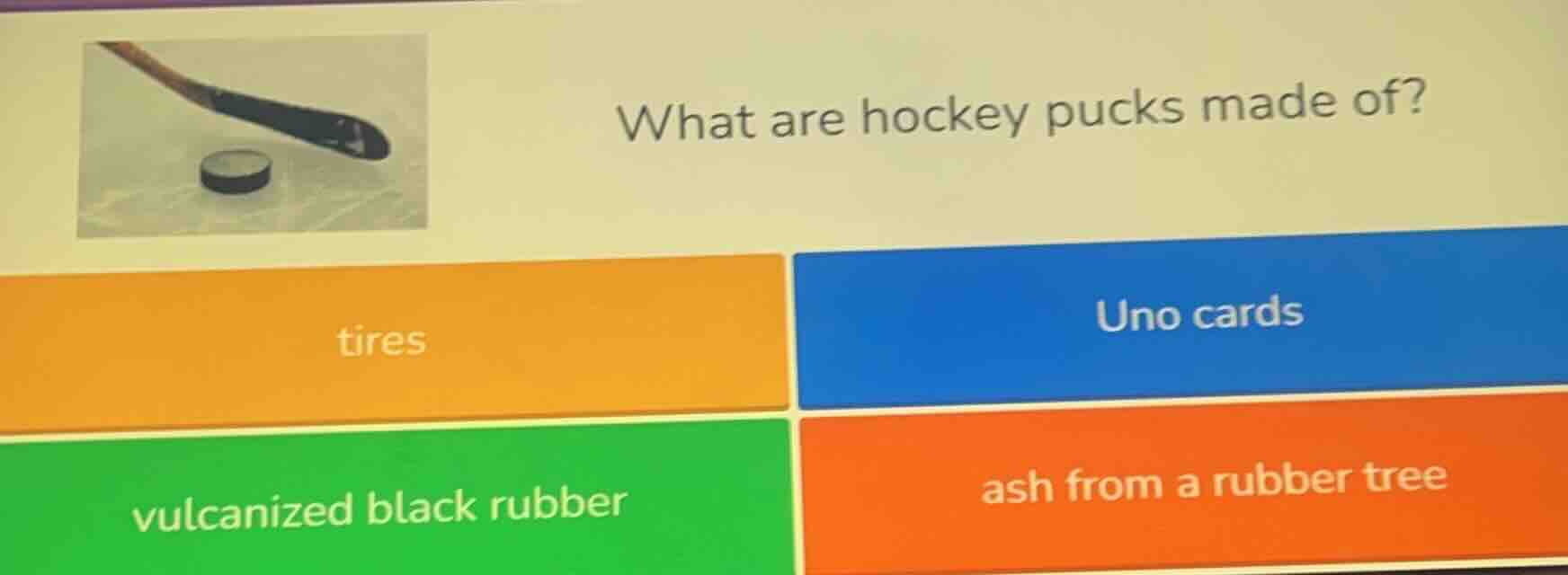 what are hockey pucks made of? tires uno cards vulcanized black rubber …