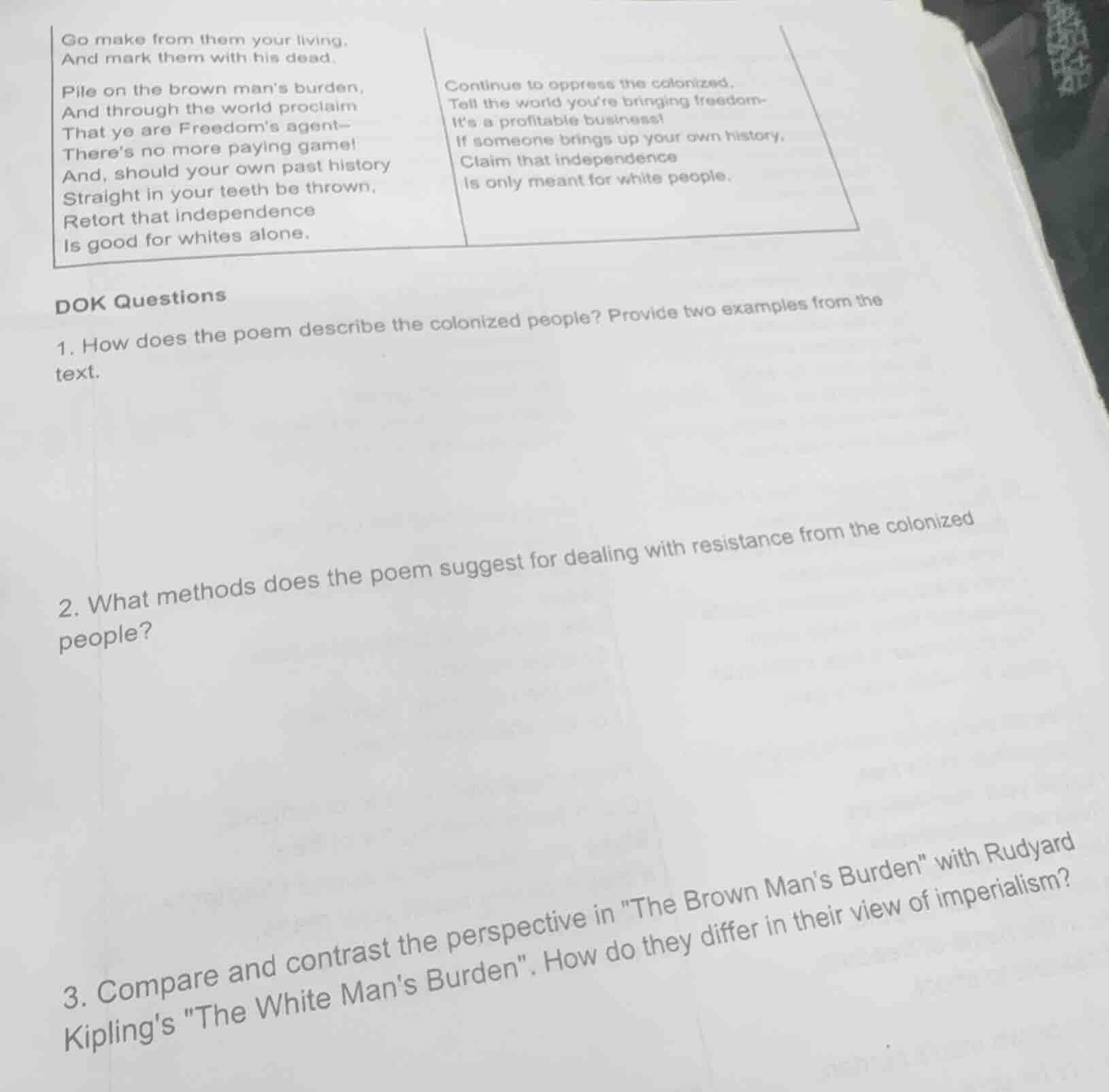 go make from them your living. and mark them with his dead. pile on the…