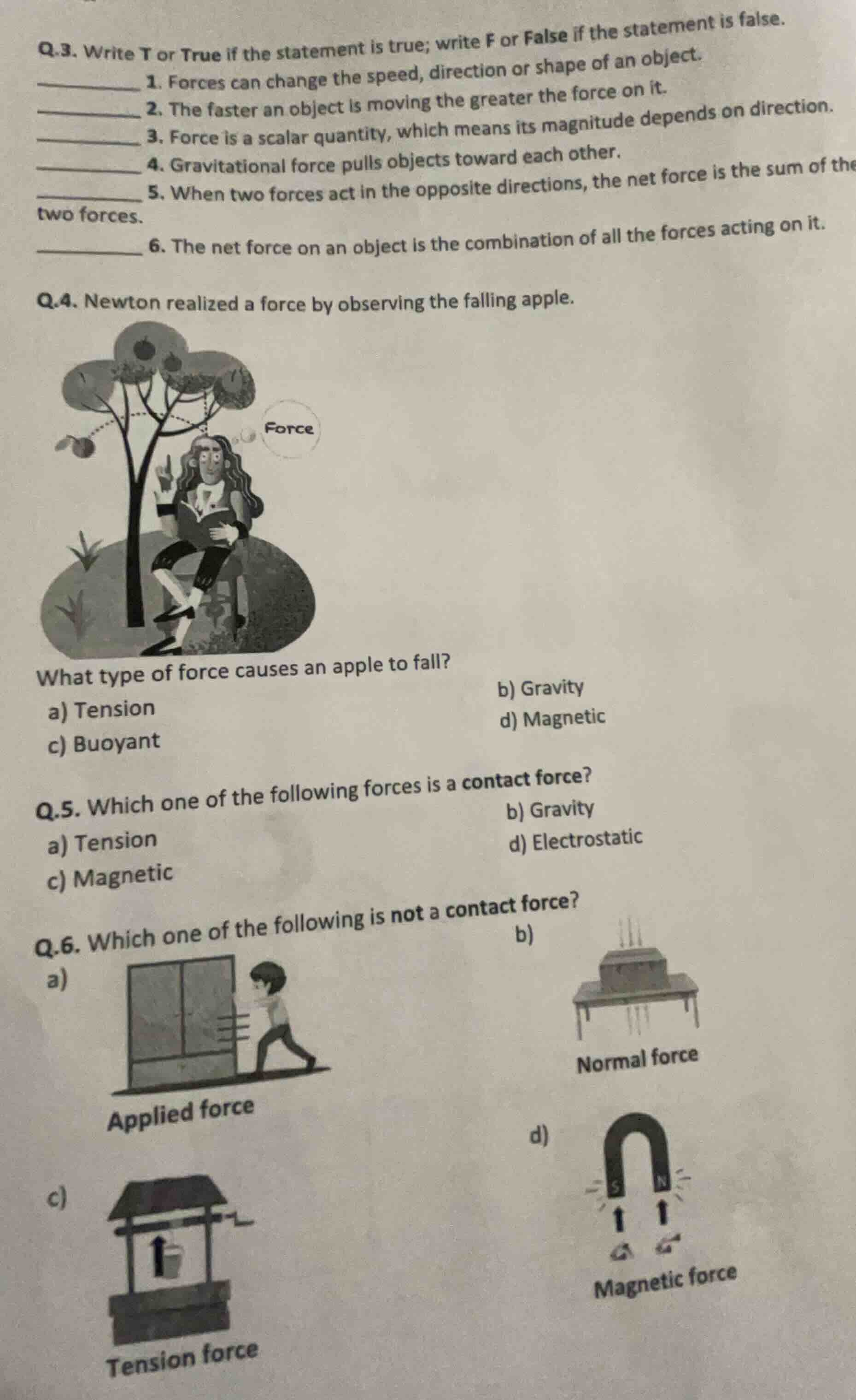 q.3. write t or true if the statement is true; write f or false if the …
